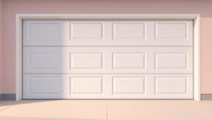 clean garage door surface preparation