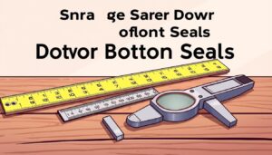 garage door bottom seal measurement tools
