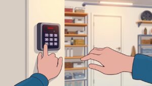 reprogram garage door keypad steps