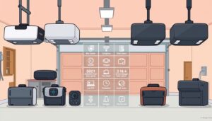 smart garage door opener features comparison
