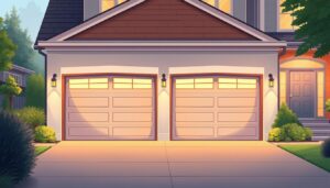 stylish garage doors enhance curb appeal