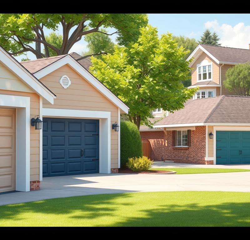 garage door color ideas