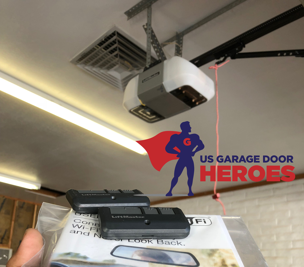 New garage door opener installed in Scottsdale Arizona